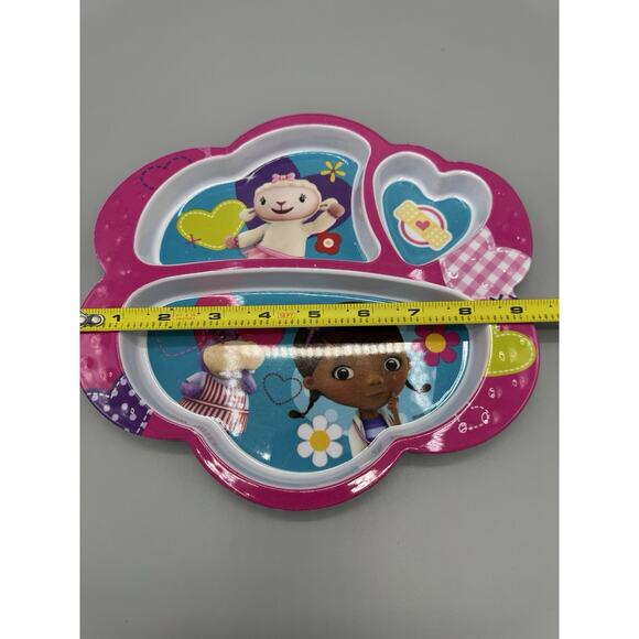 Zak! Designs Shopkins & Doc MsStuffins Plastic Kids Divided Plates Set Of 2 - Picture 6 of 11